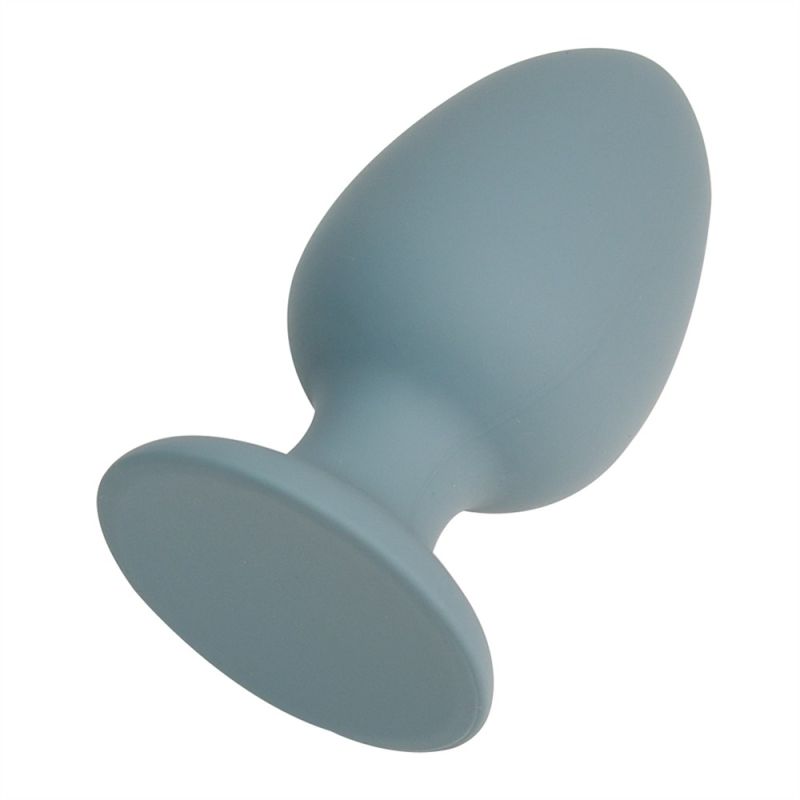 Анальна пробка Dream Toys Nude сіра, 8 х 4 см вид 4