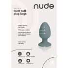 Анальна пробка Dream Toys Nude сіра, 8 х 4 см вид 6