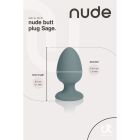 Анальна пробка Dream Toys Nude сіра, 8 х 4 см вид 7