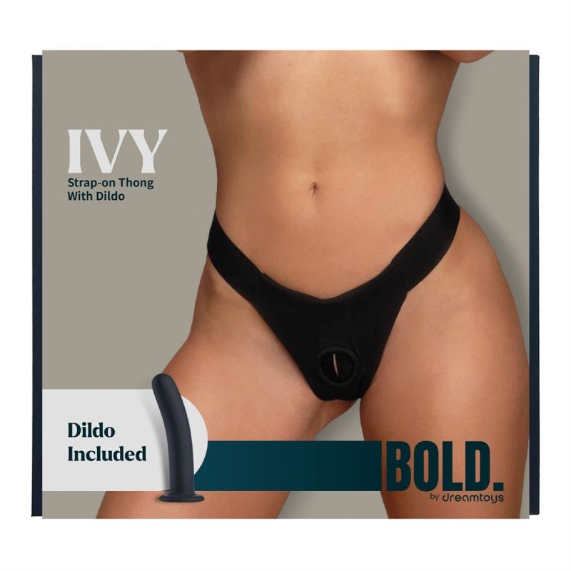 Страпон на трусиках Dream Toys Bold, черный, 12,7 см вид 3