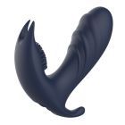 Анатомічний масажер простати з вібрацією Dream Toys Startroopers, синій, 12,5 см вид 9