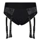 Страпон с трусиками-подвязками Dream Toys Bold Reva, черный, размер S вид 7