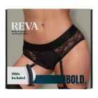 Страпон із трусиками-підв'язками Dream Toys Bold Reva, чорний, розмір S вид 11