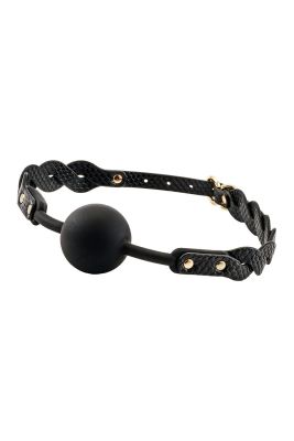 Кляп Guilty Pleasure Moonlight плетёный, черный, 55 × 4,1 см