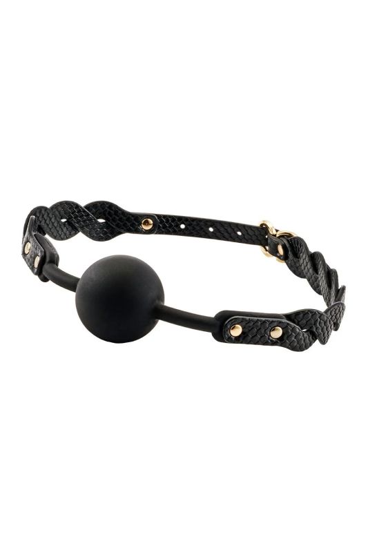 Кляп Guilty Pleasure Moonlight плетёный, черный, 55 × 4,1 см вид 2