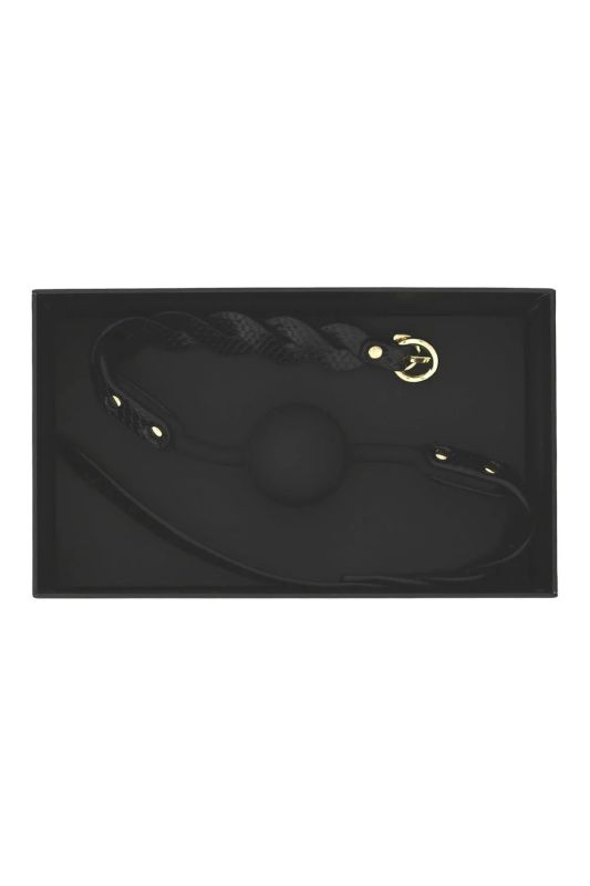 Кляп Guilty Pleasure Moonlight плетёный, черный, 55 × 4,1 см вид 8