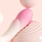 Вібратор Zemalia Youmi з фрикцією і вакуумним стимулятором для клітора + APP, градієнт рожевий вид 7