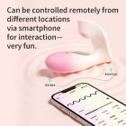 Вібратор Zemalia Youmi з фрикцією і вакуумним стимулятором для клітора + APP, градієнт рожевий вид 12