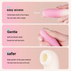 Подвійний вібратор Zemalia Arousal з фрикційною функцією та вакуумним стимулятором + додаток, градієнтний рожевий вид 14