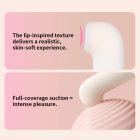 Подвійний вібратор Zemalia Arousal з фрикційною функцією та вакуумним стимулятором + додаток, градієнтний рожевий вид 21