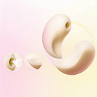 Набор 2в1 Zemalia Bao Yue +APP с вибро и вакуумным стимулятором, градиент розовый вид 7