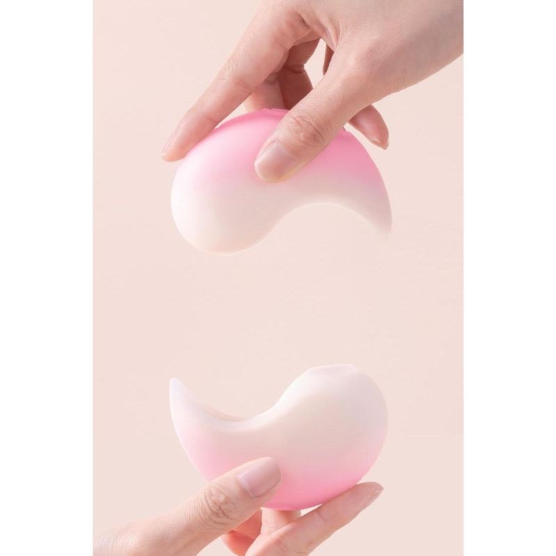 Набор 2в1 Zemalia Bao Yue +APP с вибро и вакуумным стимулятором, градиент розовый вид 11