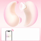 Набор 2в1 Zemalia Bao Yue +APP с вибро и вакуумным стимулятором, градиент розовый вид 12