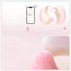 Набор 2в1 Zemalia Bao Yue +APP с вибро и вакуумным стимулятором, градиент розовый вид 13