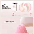 Набор 2в1 Zemalia Bao Yue +APP с вибро и вакуумным стимулятором, градиент розовый вид 16