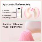 Набор 2в1 Zemalia Bao Yue +APP с вибро и вакуумным стимулятором, градиент розовый вид 20