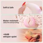 Набор 2в1 Zemalia Bao Yue +APP с вибро и вакуумным стимулятором, градиент розовый вид 21