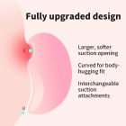 Набор 2в1 Zemalia Bao Yue +APP с вибро и вакуумным стимулятором, градиент розовый вид 22