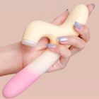 Вібратор-кролик із фрикцією Zemalia Sweet Flame та вакуумним стимулятором + APP, градієнтний рожевий вид 6