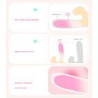 Вібратор-кролик із фрикцією Zemalia Sweet Flame та вакуумним стимулятором + APP, градієнтний рожевий вид 8