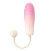 Виброяйцо с фрикциями Zemalia Tanmi + APP, градиент розовый