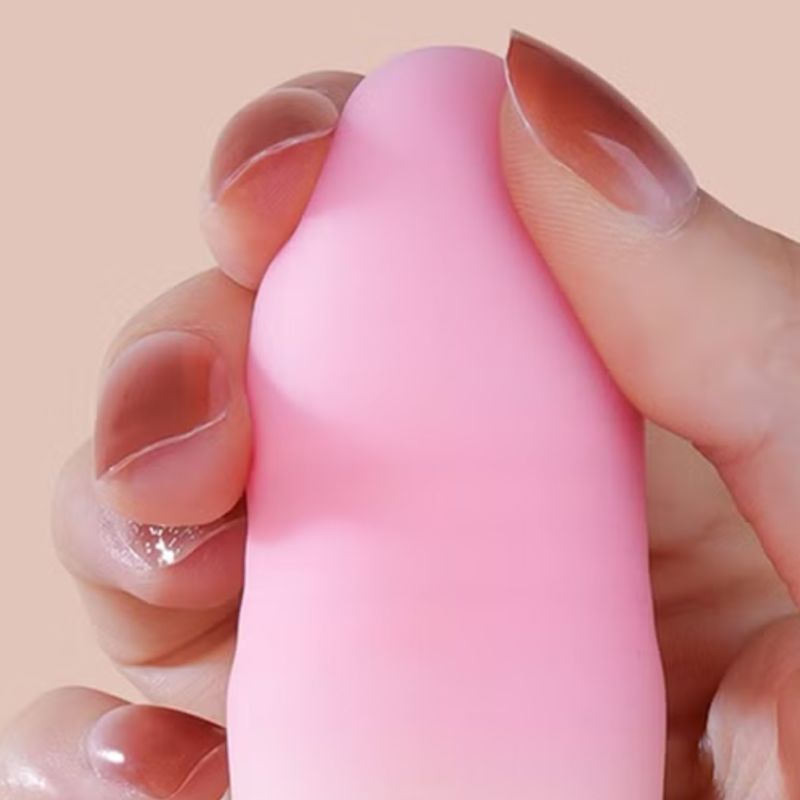 Виброяйцо с фрикциями Zemalia Tanmi + APP, градиент розовый вид 6