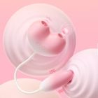 Виброяйцо с вакуумным стимулятором Zemalia Tao Tao Teng и язычком, 3 в 1, + APP, градиент розовый вид 4