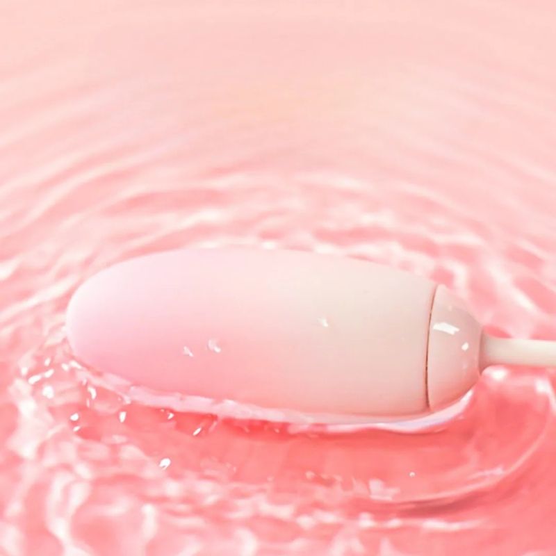 Віброяйце з вакуумним стимулятором Zemalia Tao Tao Teng та язичком, 3 в 1, + APP, градієнтний рожевий вид 7