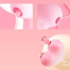 Виброяйцо с вакуумным стимулятором Zemalia Tao Tao Teng и язычком, 3 в 1, + APP, градиент розовый вид 15