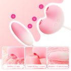 Виброяйцо с вакуумным стимулятором Zemalia Tao Tao Teng и язычком, 3 в 1, + APP, градиент розовый вид 20