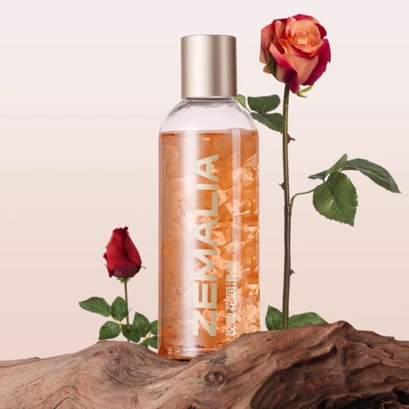 Суперувлажняющий лубрикант Zemalia с натуральными компонентами и добавлением лепестков роз, 200 мл вид 4