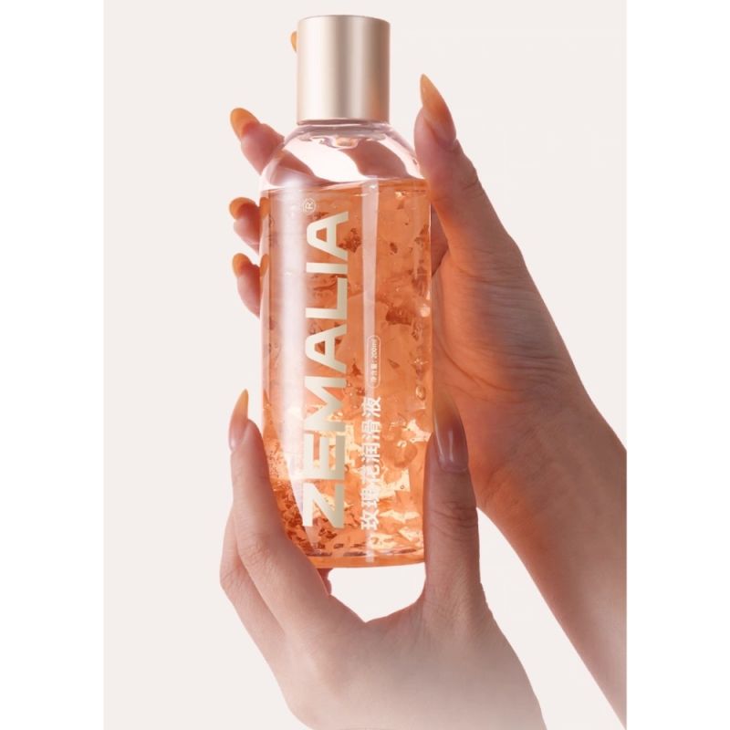 Суперувлажняющий лубрикант Zemalia с натуральными компонентами и добавлением лепестков роз, 200 мл вид 6