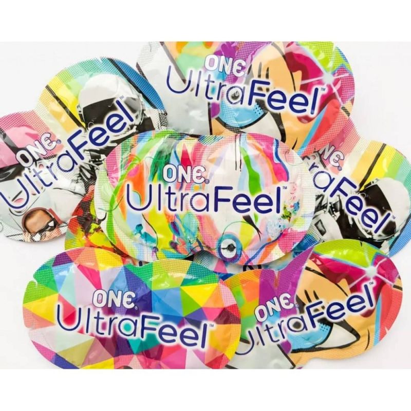 Набір латексных ультратонких презервативів One ULTRA Feel (ціна за 5 шт.) вид 4