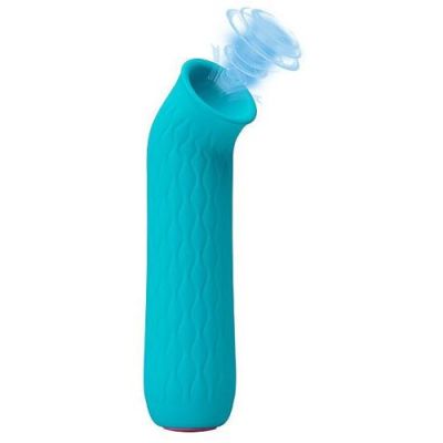 Вакуумный стимулятор Pretty Love Ford голубой, 11,6 × 2,3 см
