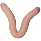 Двосторонній фалоімітатор EGZO MAD Ciberskin 42 см*3.5 см вид 4