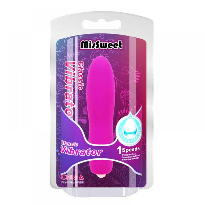 Вибропуля на батарейках Chisa Mis Sweet Classic Vibrator, розовая вид 6