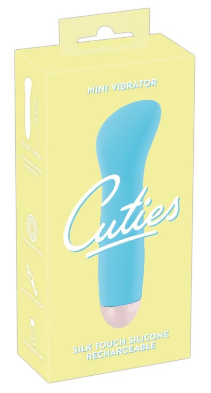 Міні-вібратор Cuties для точки G, блакитний вид 7