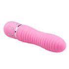 Вибратор ребристый Love Diamond Vibrator розовый, 11.4 см вид 3