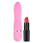 Вибратор ребристый Love Diamond Vibrator розовый, 11.4 см вид 5