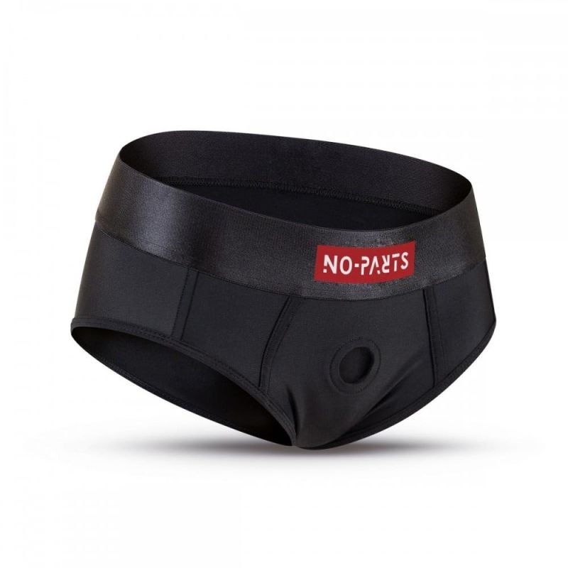 Труси для страпону No-Parts Robin, чорні, M вид 3