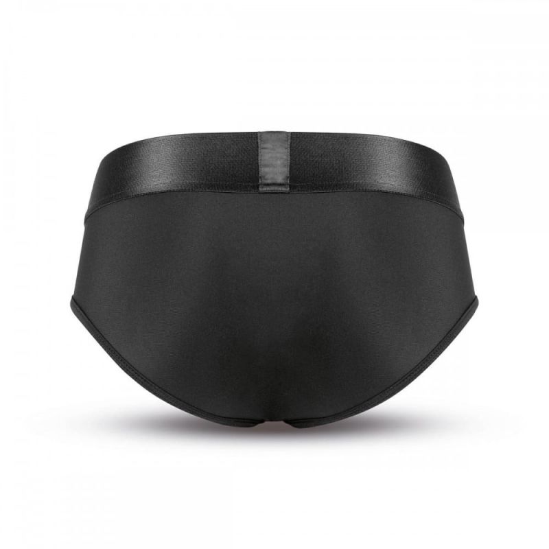 Трусы для страпона No-Parts Robin, черные, M вид 4