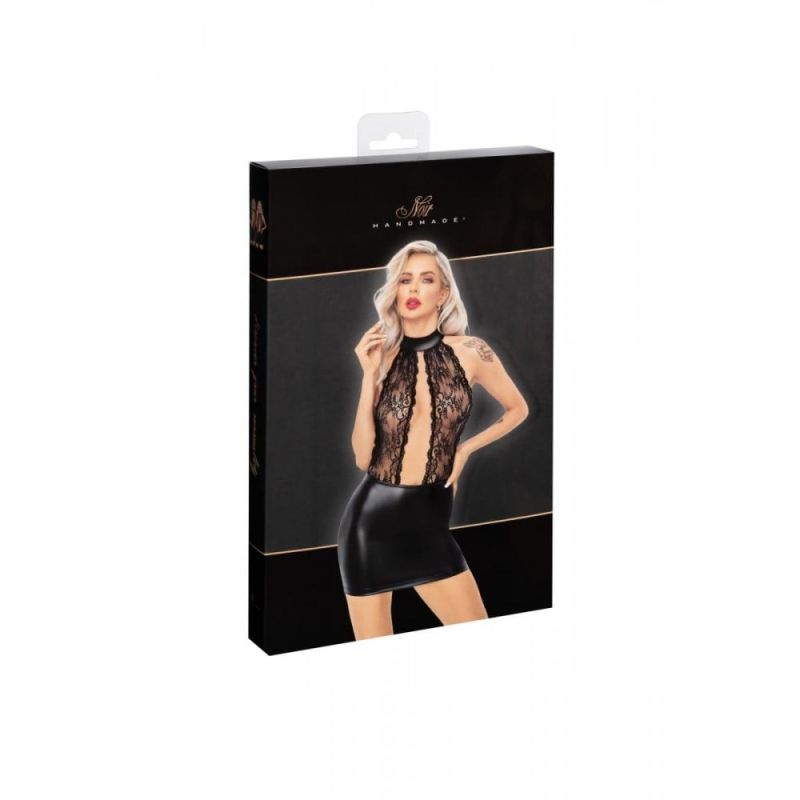 Сексуальна сукня з мереживом F279 Noir розмір L вид 7