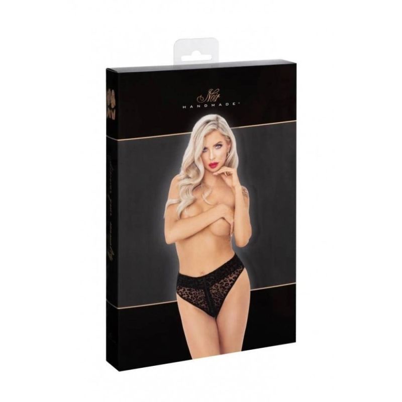 Трусики леопардовые с замком NOIR Handmade F290 размер S вид 7