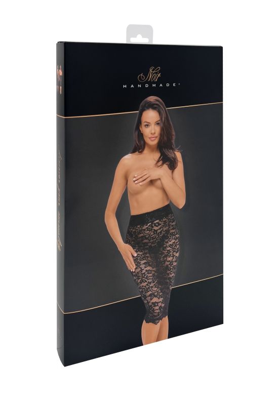 Мереживна спідниця Noir Handmade F302 Ambivalence, зі шнурівкою, чорна, розмір S вид 9