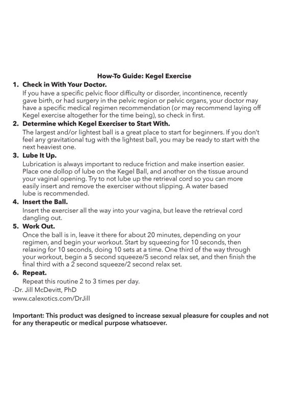 Набор вагинальных шариков на мягкой сцепке California Exotic, желтый вид 8