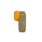 Вакуумный стимулятор в виде наушника Сhisa 69 ECSTASY серо-оранжевый вид 6