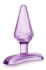 Силіконова анальна пробка Blush Play With Me конусної форми, фіолетова вид 4