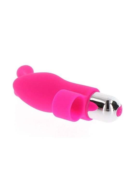 Вибратор на палец для клитора в виде кролика Toy Joy Bunny Pleaser Rechargeable розовый вид 5