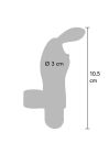 Вібратор на палець для клітора у вигляді кролика Toy Joy Bunny Pleaser Rechargeable рожевий вид 7