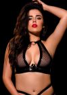 Бюстгальтер-топ из сеточки OhMyG! Tokyo Bra чёрный, M/L вид 2